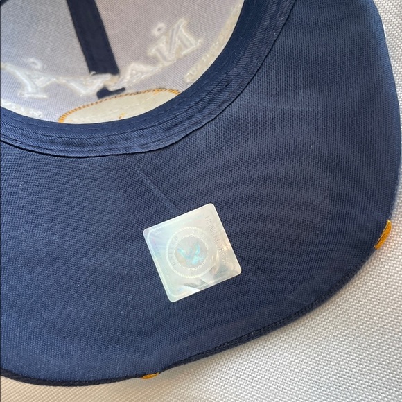 Navy Embroidered Cap - Picture 4 of 7